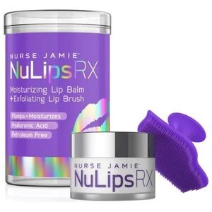 Nurse Jamie NulipsRX Moisturizing Lipstick Balm $ Exfoliating Lip Brush